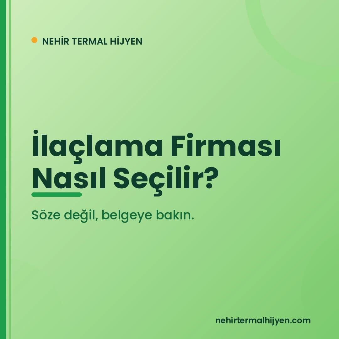 Tahtakurusu İlaçlama Firması Nasıl Seçilir?